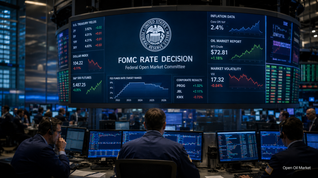 اقتصادی واقعات اور کارپوریٹ رپورٹس، بدھ 17 جون 2026: FOMC، برطانیہ اور یوروزون کی افراط زر، آئی ای اے کی رپورٹ اور رپورٹس Progressive، Jabil اور CarMax