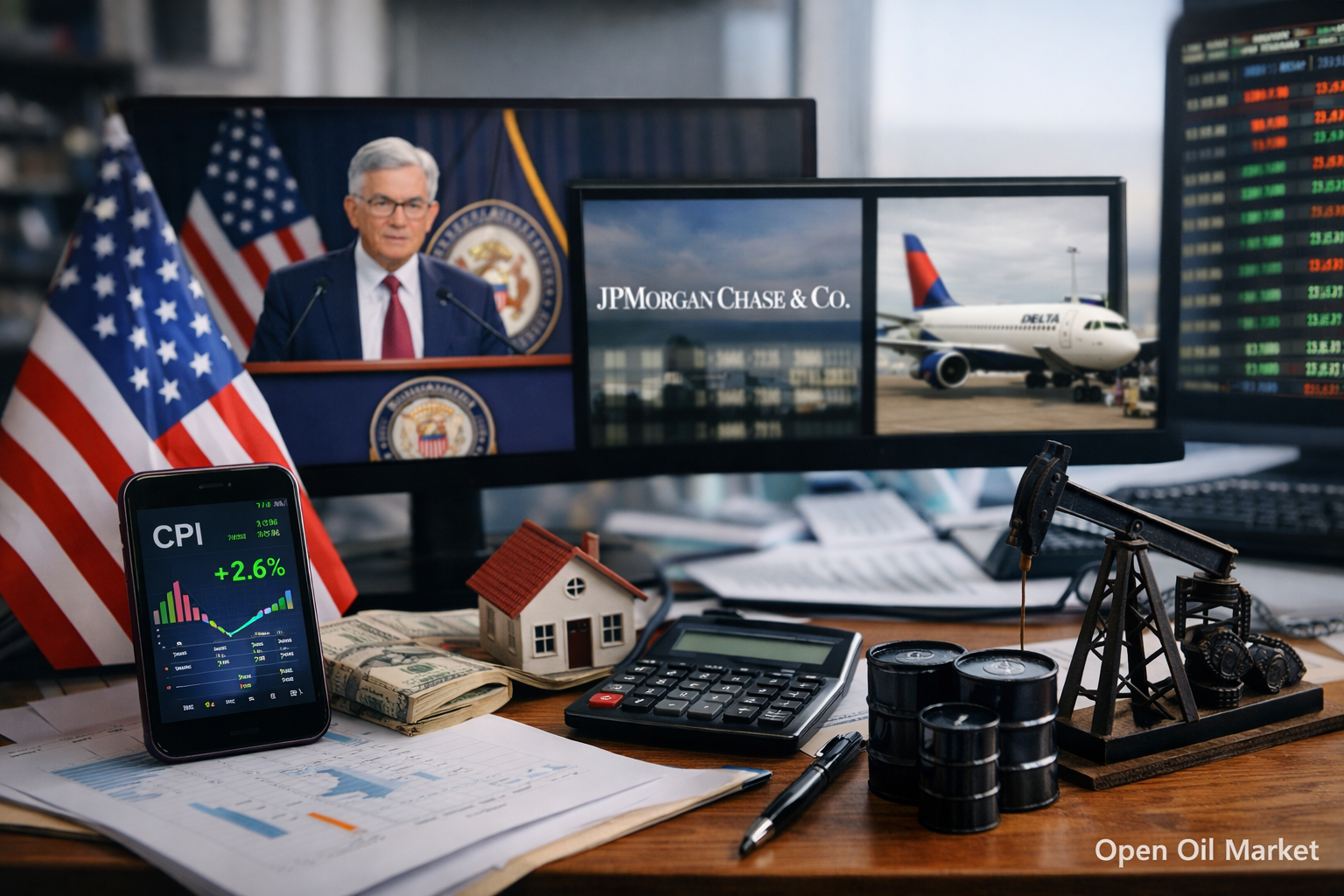 اقتصادی واقعات اور کارپوریٹ رپورٹس — منگل, 13 جنوری 2026: CPI امریکہ اور رپورٹنگ کے موسم کا آغاز