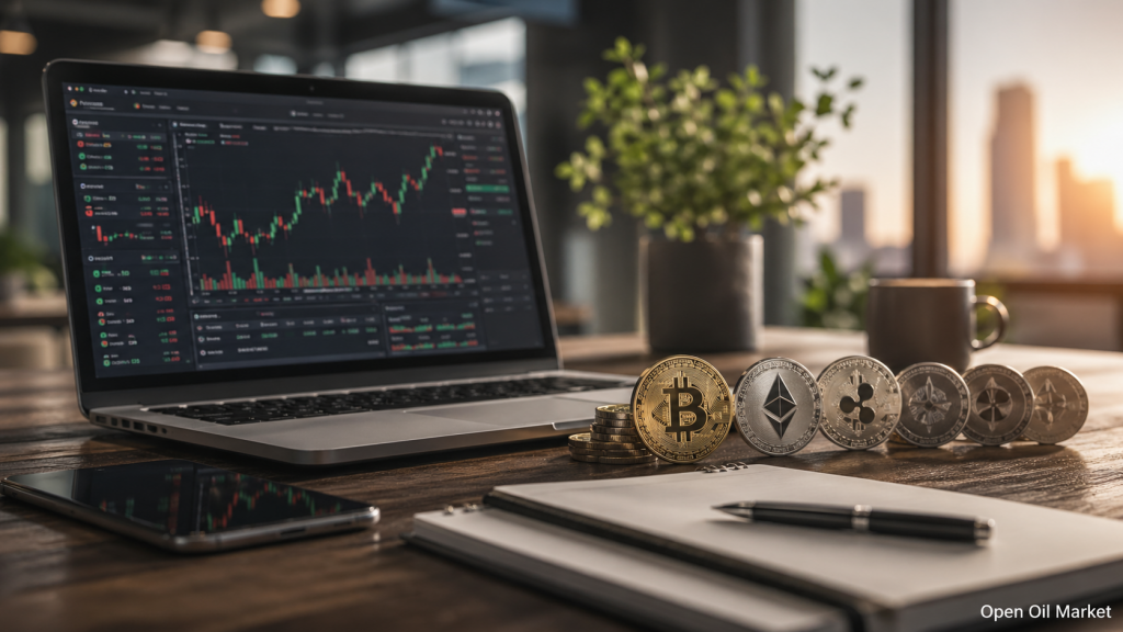 کریپٹو کرنسی کی خبریں, پیر, 27 اپریل 2026, ادارتی نمو, بٹ کوائن, ایتھریم, عالمی مارکیٹ