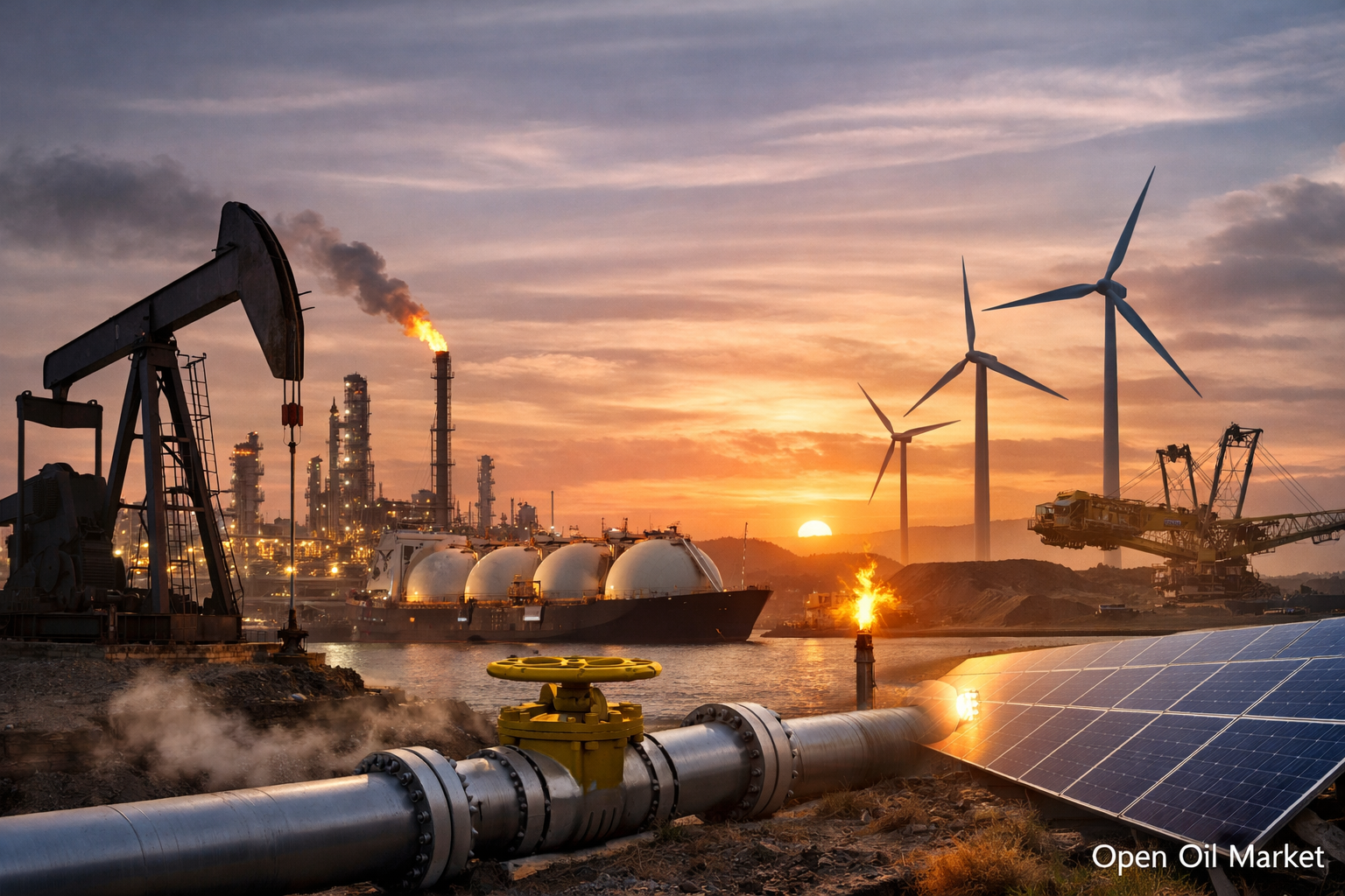 نیوز تیل و گیس اور توانائی، جمعہ، 6 فروری 2026: تیل کی قیمتیں امریکہ اور ایران کے متوقع مذاکرات کی وجہ سے کم ہو رہی ہیں۔