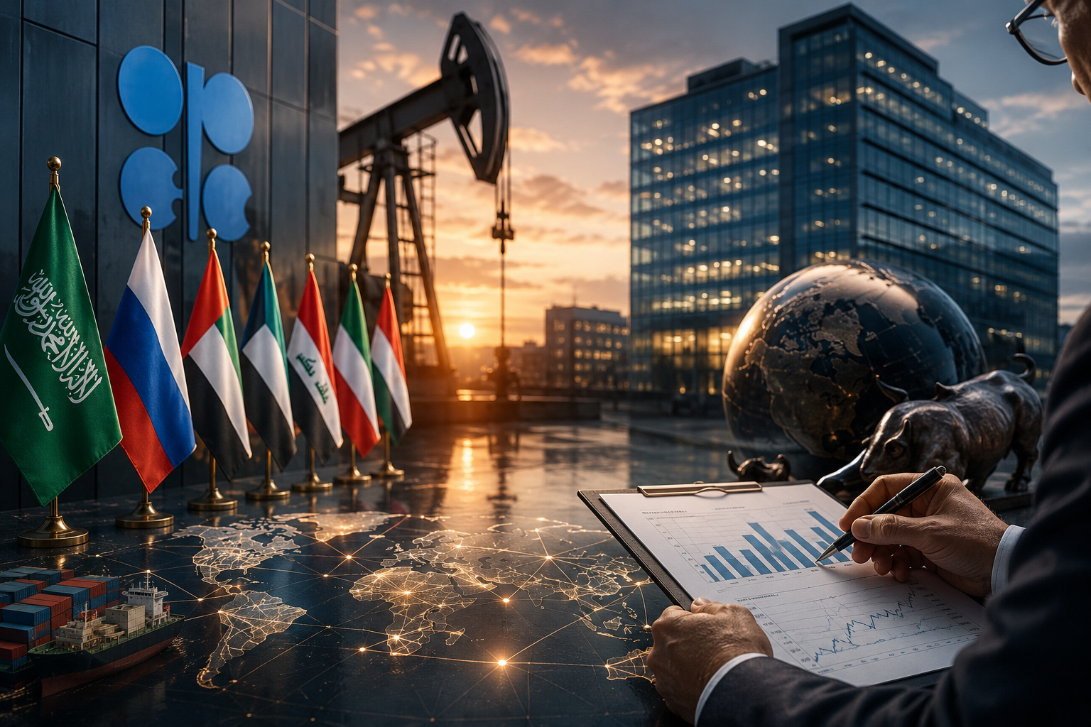 اقتصادی واقعات اور کارپوریٹ رپورٹس: اتوار، 2 اگست 2026 — اوپیک+ کا تیل کی پیداوار کا اجلاس، برکشائر ہیٹھ وے کی رپورٹ اور نئی تجارتی ہفتے کا آغاز