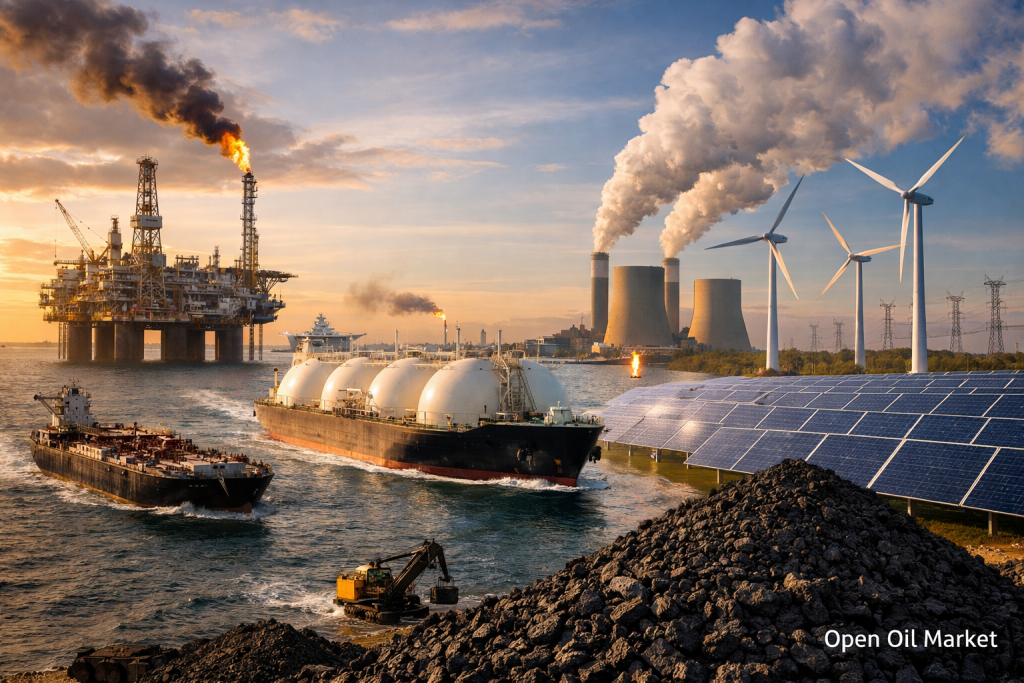 عالمی توانائی کی مارکیٹ 6 اپریل 2026: تیل کا جھٹکا، ایل این جی اور توانائی کا توازن