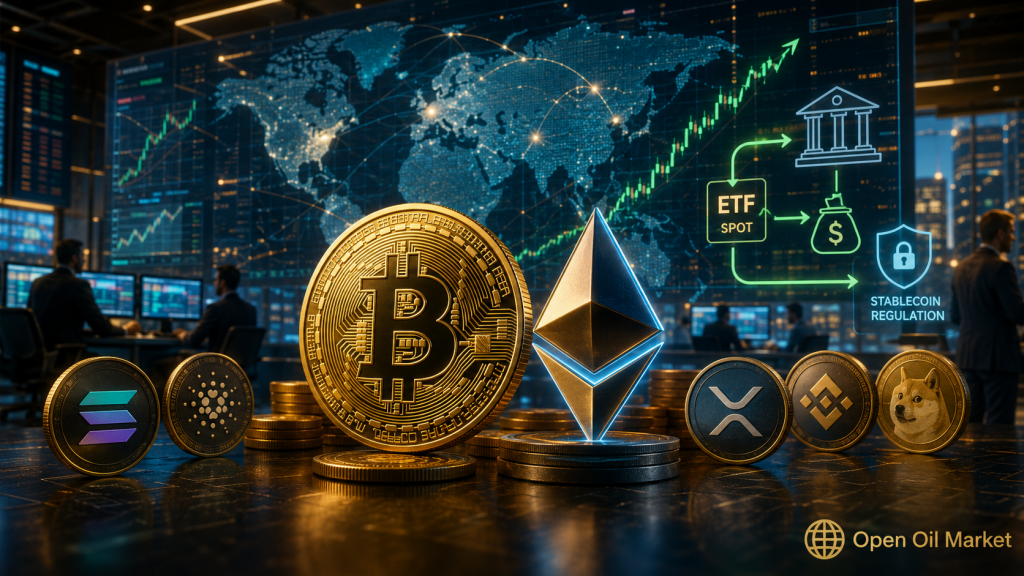 کرپٹو کرنسی کی خبریں 15 جولائی 2026: Bitcoin، Ethereum اور سٹیبل کوائنز کی ریگولیشن