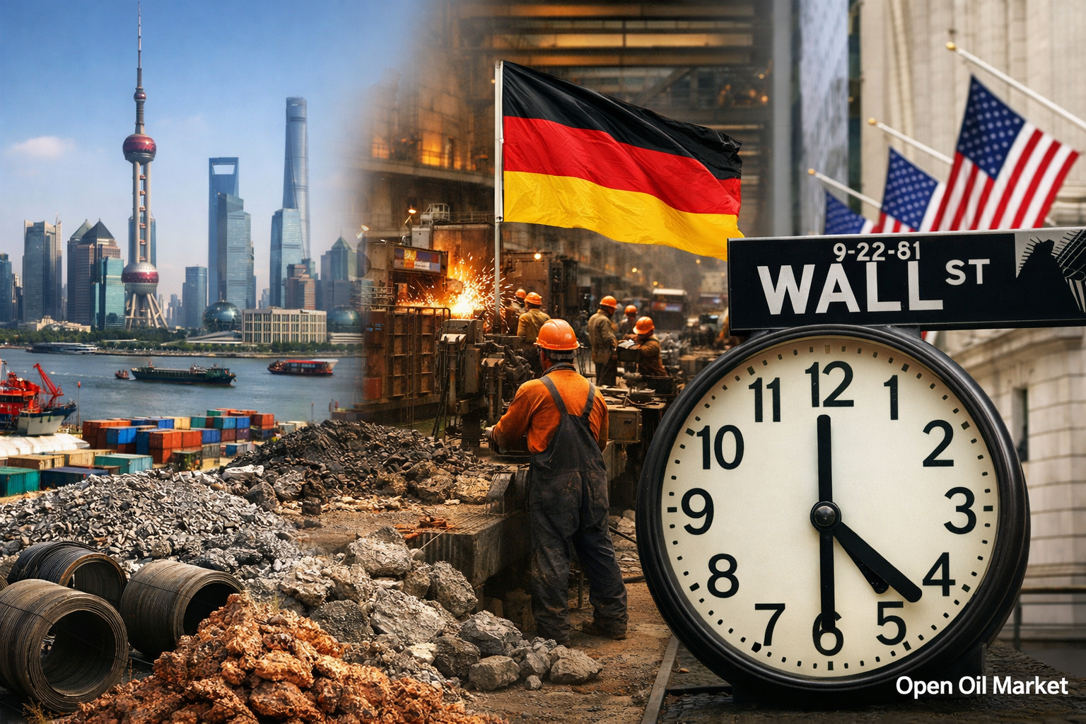 عالمی مالیاتی مارکیٹیں چین کی مہنگائی جرمنی کی صنعت امریکہ کی مہنگائی کے توقعات اقتصادی واقعات 9 مارچ 2026