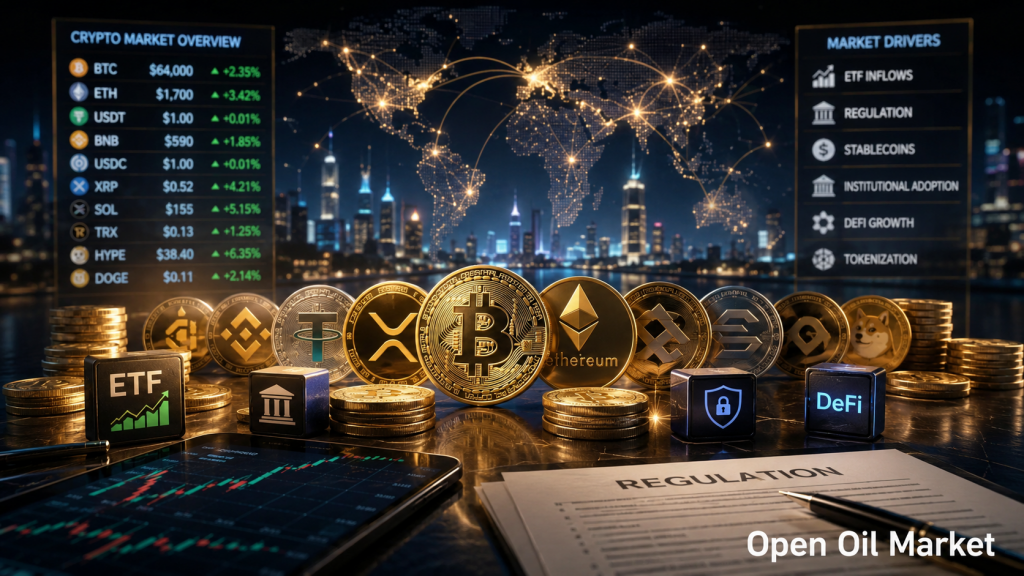 کرپٹو کرنسیاں 12 جولائی 2026: Bitcoin، Ethereum، ETF، اسٹیبل کوائنز اور حکمرانی