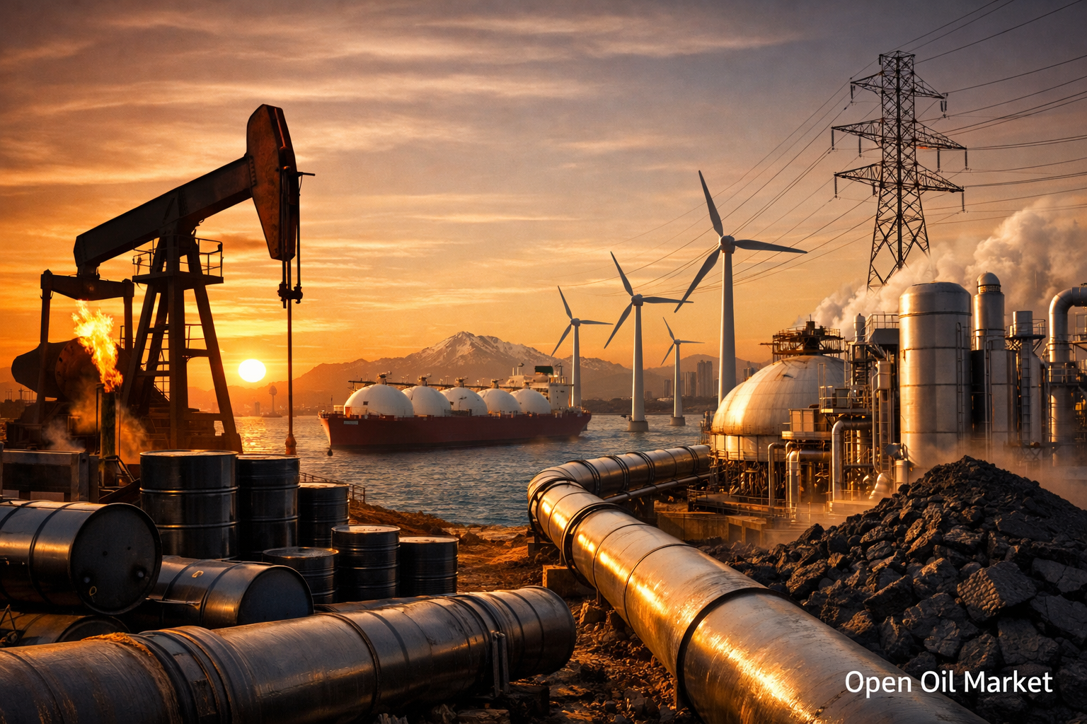 دنیا کی نفت و گیس اور توانائی کی مارکیٹ، نفت، گیس اور توانائی کا بنیادی ڈھانچہ بدھ، 17 دسمبر 2025