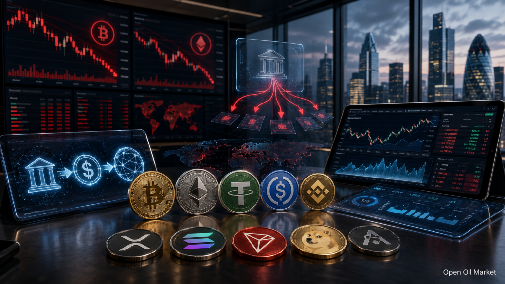 2 جون 2026 کی کرپٹو کرنسی کی خبریں، Bitcoin اور Ethereum ETF کے اخراج کے دباؤ میں، سٹیبل کوائنز، ریگولیٹڈ ڈیریویٹوز اور ٹاپ 10 ڈیجیٹل اثاثے