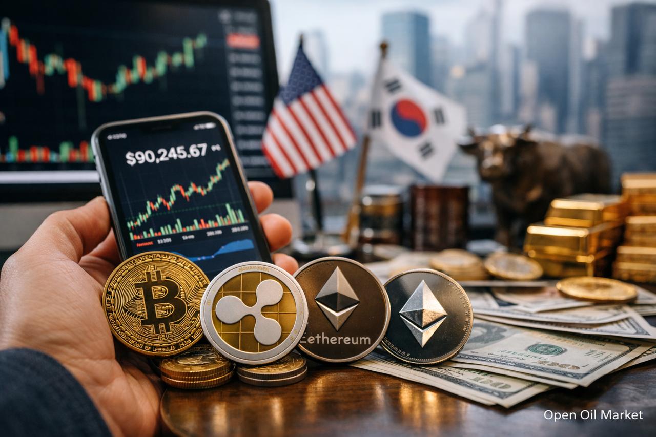 کرپٹو کرنسی کی خبریں 10 جنوری 2026 – بٹ کوائن $90,000، XRP کی ترقی اور الٹ کوائنز پر ETF