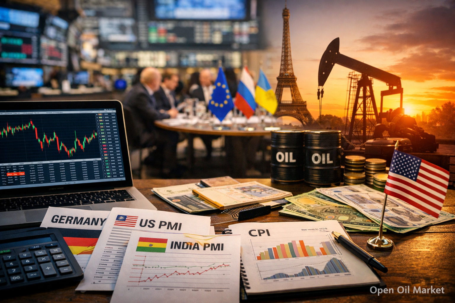 اقتصادی واقعات اور کارپوریٹ رپورٹس - منگل، 6 جنوری 2026: خدمات کا PMI، جرمنی کا CPI، ای پی آئی کے تیل کے ذخائر