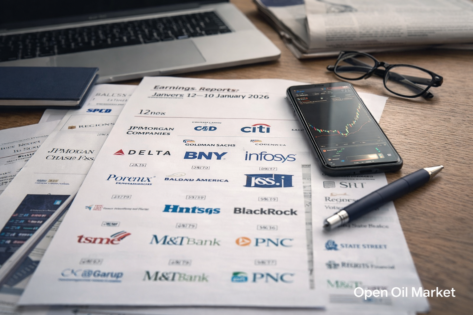 اقتصادی واقعات اور کارپوریٹ رپورٹس 12–16 جنوری 2026