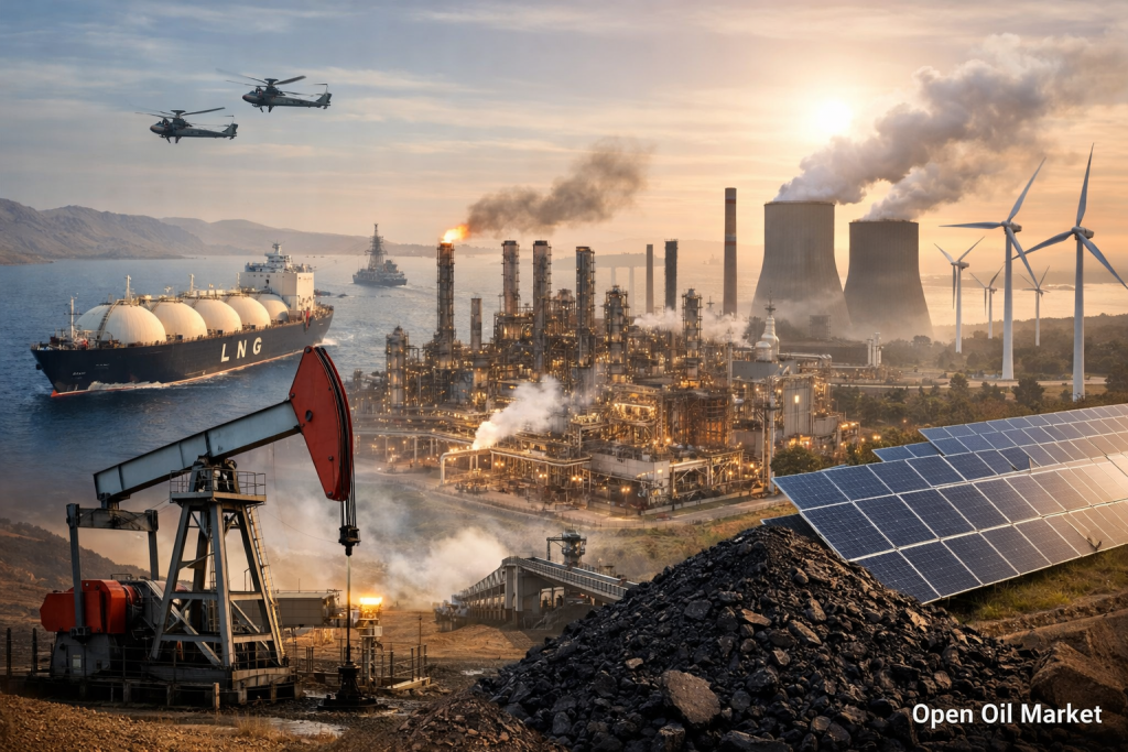 تیل و گیس اور توانائی 29 مارچ 2026 بازار تیل گیس LNG NPZ بجلی اور VEI کے عالمی خطرات کے پس منظر میں