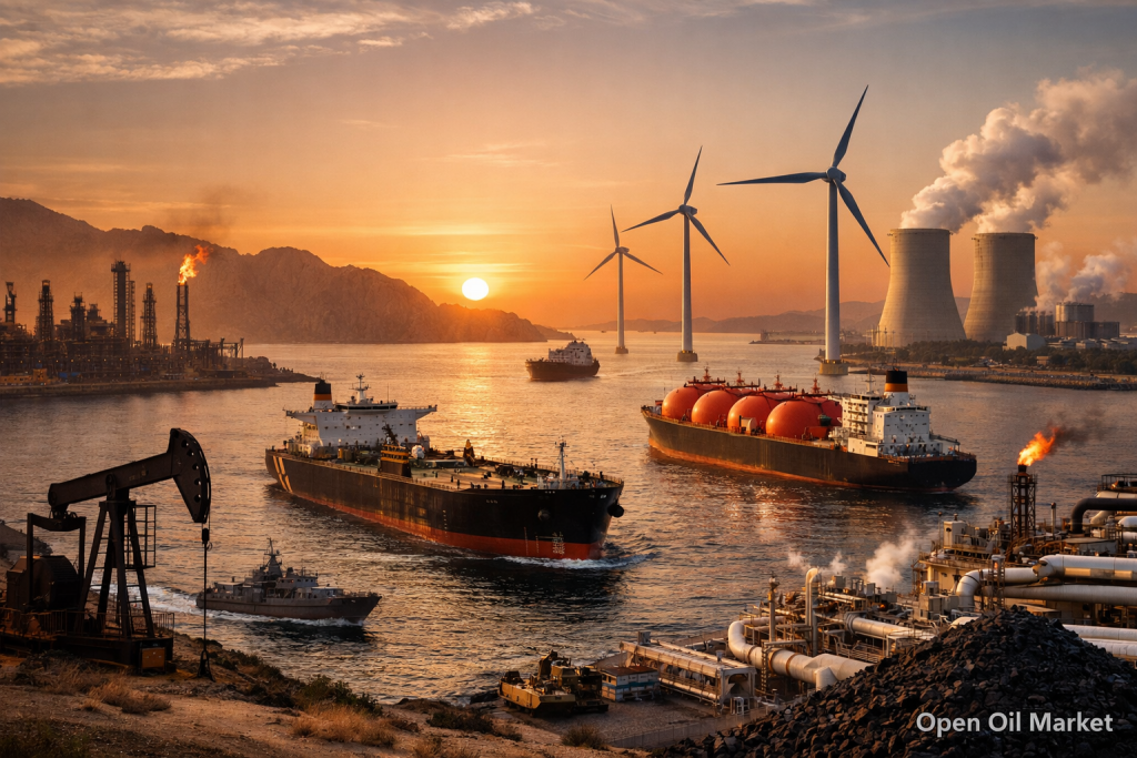 تیل و گیس اور توانائی کی خبریں، اتوار 12 اپریل 2026 — تیل کی قیمتیں، ہارموز کی گزرگاہ اور عالمی تیل و گیس مارکیٹ