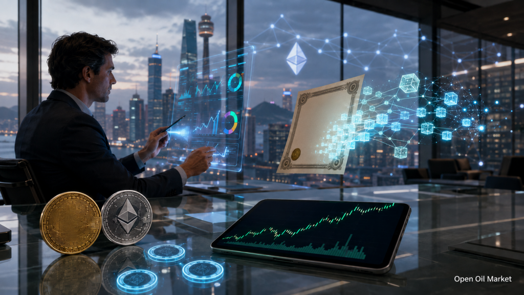 کریپٹو کرنسی کی خبریں، جمعرات، 16 جولائی 2026: Bitcoin $65,000 کی حدود میں قائم ہے، ETF کے بہاؤ واپس آ رہے ہیں، وال اسٹریٹ اثاثوں کی ٹوکنائزیشن میں تیزی لا رہا ہے۔