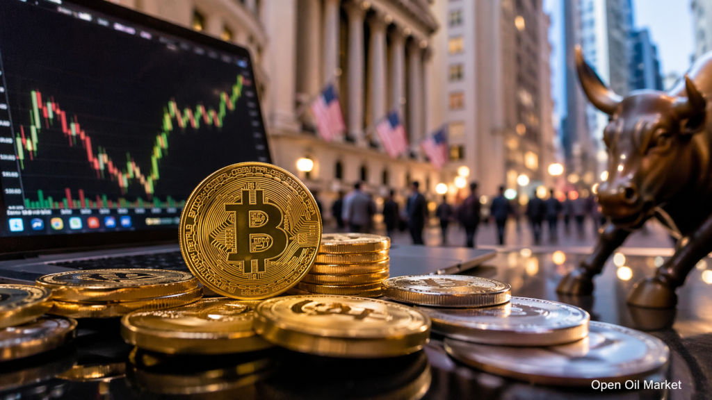 کرپٹوکرنسی مارکیٹ کا جائزہ — 22 اپریل 2026، ای ٹی ایف اور BTC کی نمو اور اسٹیبل کوائنز کی مارکیٹ