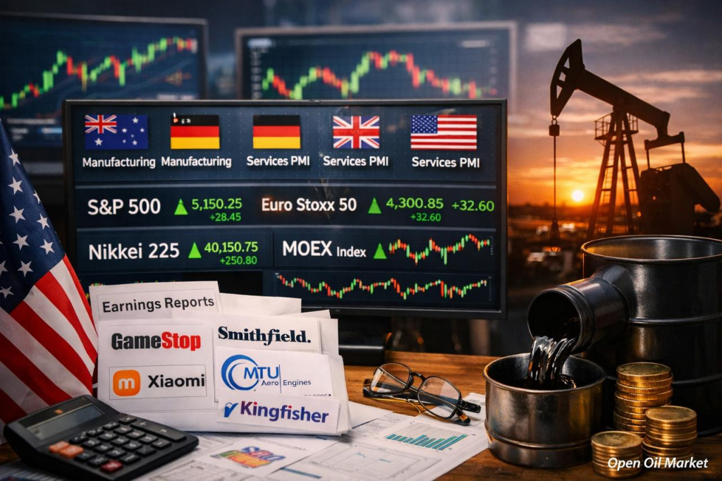 اقتصادی واقعات اور کارپوریٹ رپورٹس منگل 24 مارچ 2026: PMI، ملازمت امریکہ اور تیل