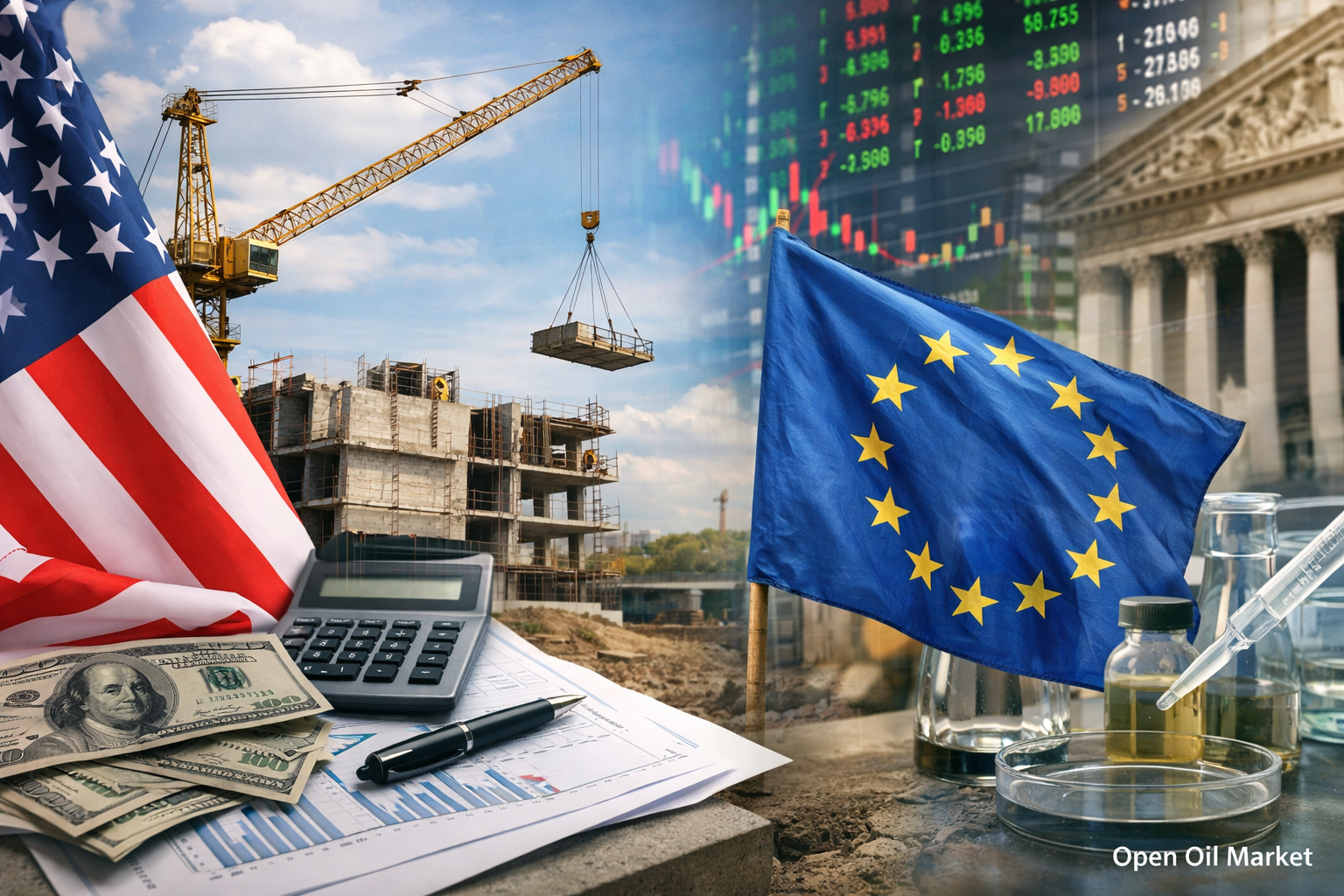 عالمی مارکیٹ اور میکرو اکنامک ڈیٹا 23 مارچ 2026 شکاگو فیڈ، امریکہ میں تعمیرات، یورو زون کا اعتماد